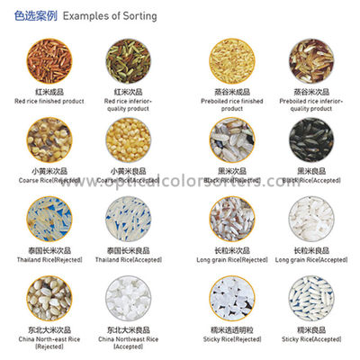 5 Chute Rice Sorting Machine Quality Rice Color Sorter